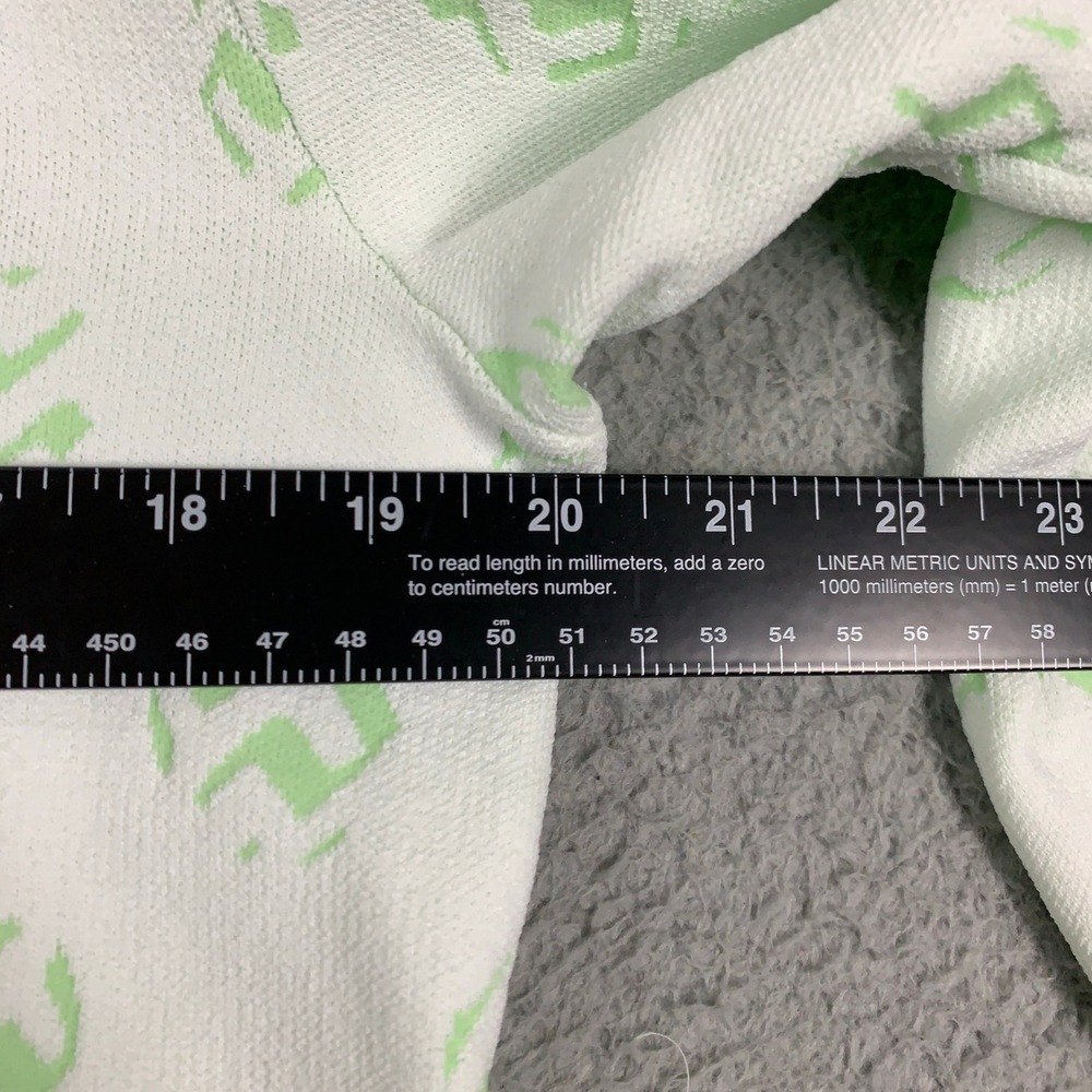 J.Lindeberg Gus Jacquard Knit Sweater Mens Large L Slim Mint Green Golf Monogram - Picture 7 of 9